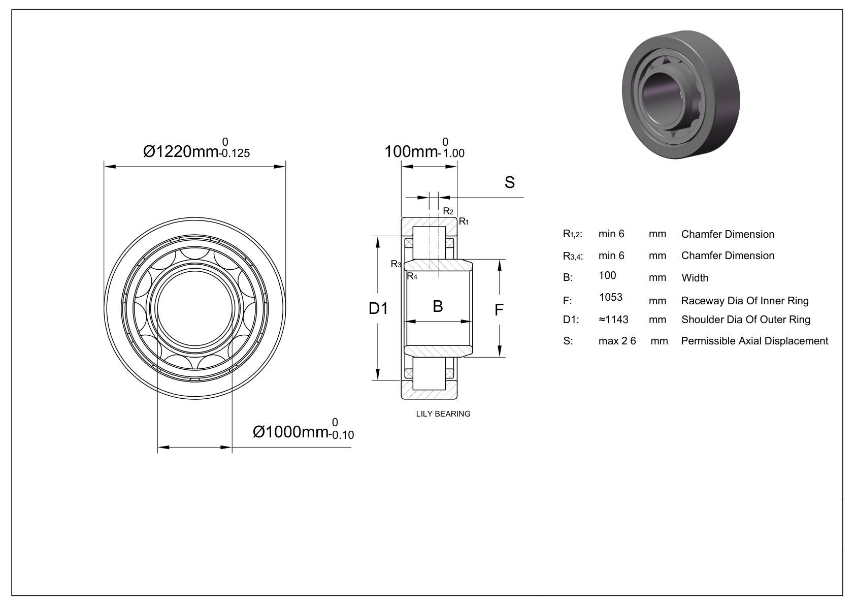 NUB 18/1000 MA/HB1